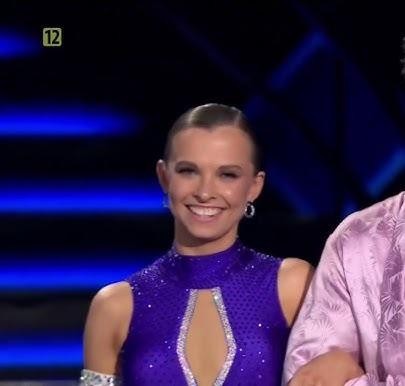 Ola Filipek i Wojciech Kucina tańczący na parkiecie programu